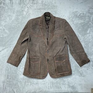 Scully Men's 46L Leather Blazer Brown H0794
